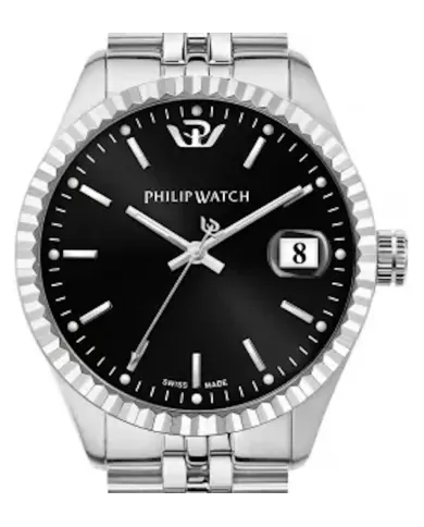 Caribe 39 mm Black Dial Philip Watch Ref R8253597060