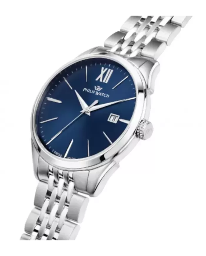 Roma 41mm Multifunzione Blu Philip Watch Ref R8253217002