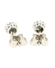 Orecchini Zaffiri 0,24 ct e diamanti 0,09 ct ReCarlo