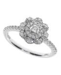 Anello Camelia Diamanti 0,60 ct