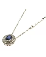 Collana Dora Zaffiro 0,45ct e Diamanti 0,23 ct Salvini