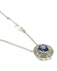 Collana Dora Zaffiro 0,45ct e Diamanti 0,23 ct Salvini