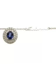 Collana Dora Zaffiro 0,45ct e Diamanti 0,23 ct Salvini