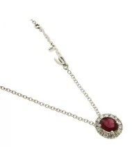 Collana Dora Rubino 0,32ct e Diamanti 0,10 ct Salvini