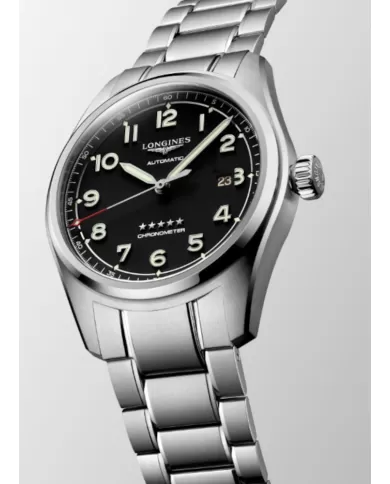 Spirit Automatico 42 mm Nero Longines Ref L38114536