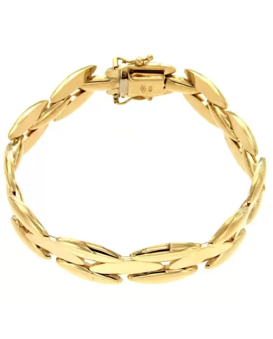 Bracciale a Tappeto in Oro Giallo Spagnoletti 1945