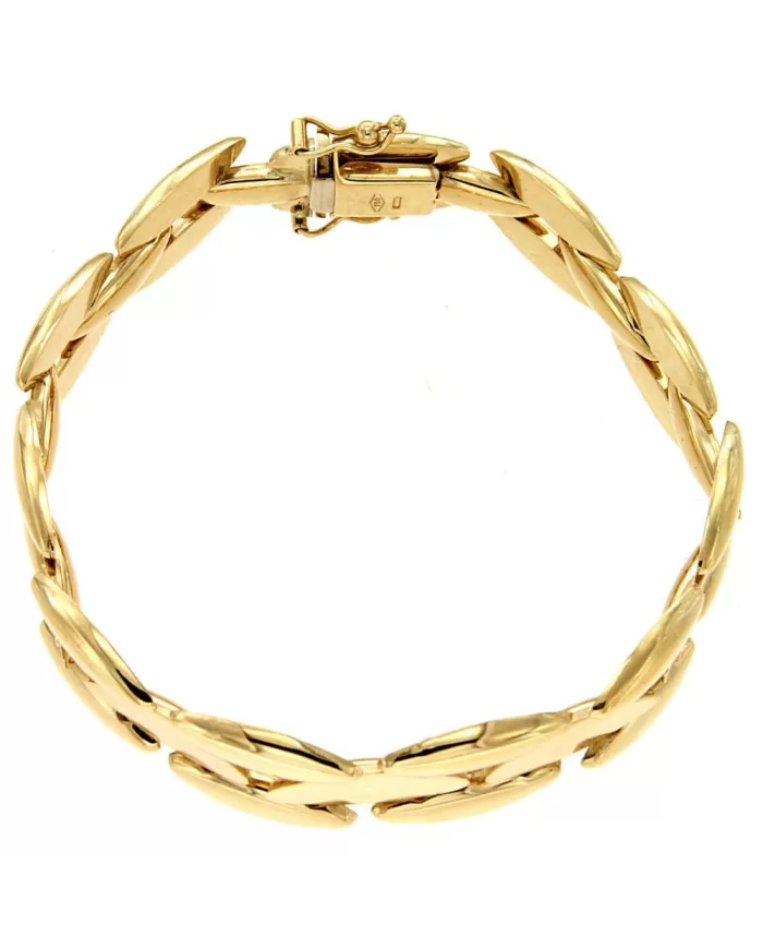 Bracciale a Tappeto in Oro Giallo Spagnoletti 1945