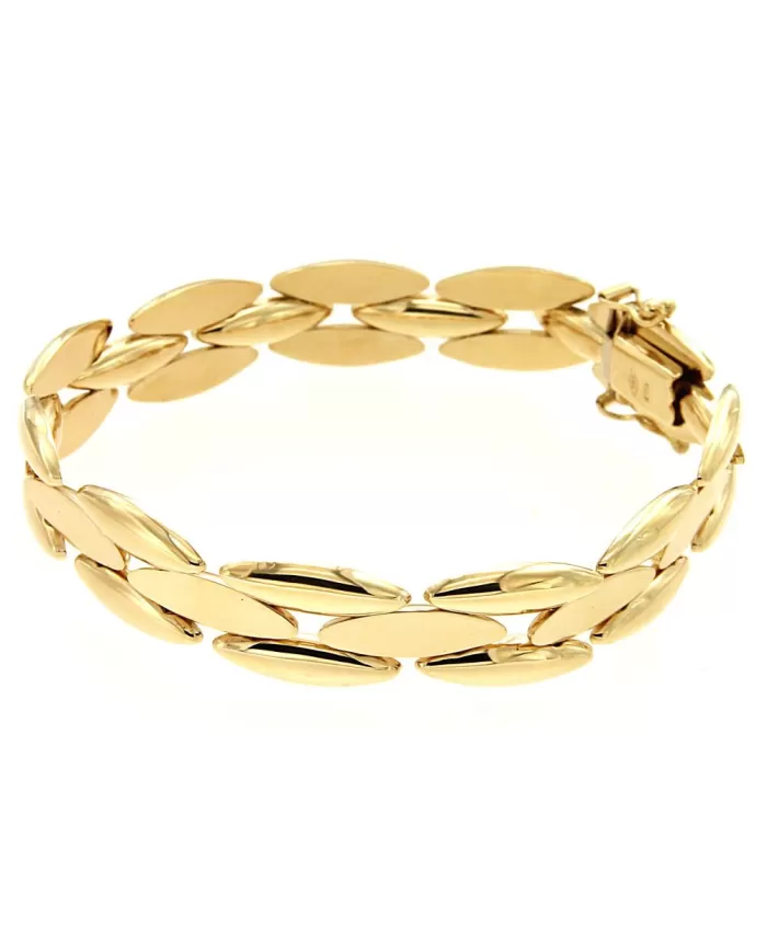 Bracciale a Tappeto in Oro Giallo Spagnoletti 1945