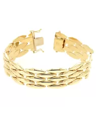 Bracciale a Tappeto in Oro Giallo Spagnoletti 1945