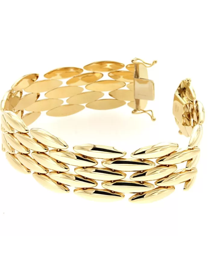 Bracciale a Tappeto in Oro Giallo Spagnoletti 1945