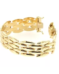 Bracciale a Tappeto in Oro Giallo Spagnoletti 1945