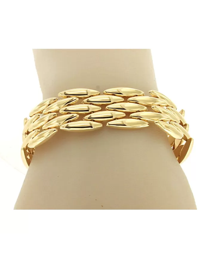 Bracciale a Tappeto in Oro Giallo Spagnoletti 1945