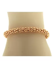 Bracciale a grani in Oro Rosa Stella Milano