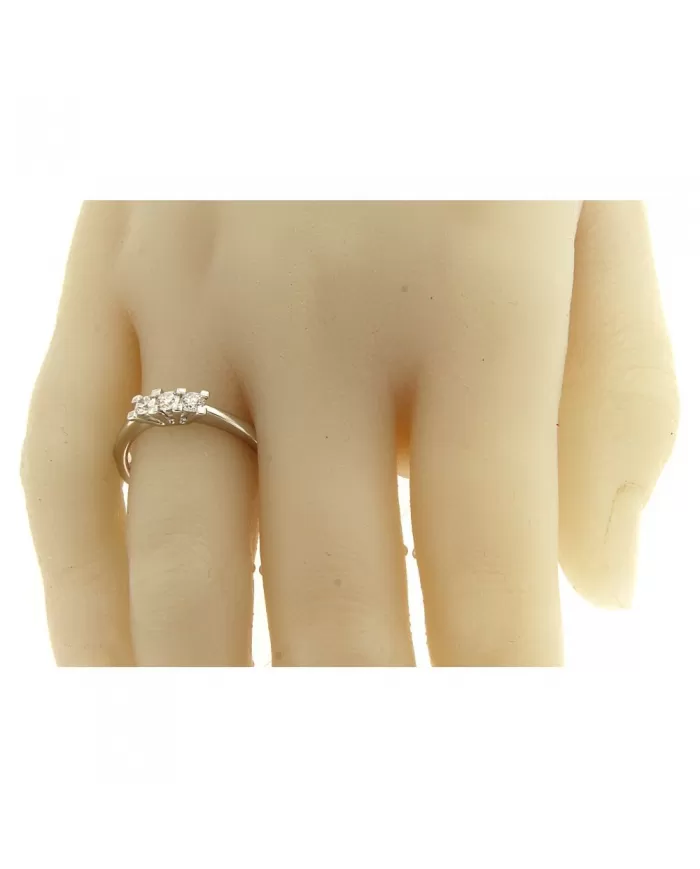 Anello Trilogy con Diamanti 0,30 ct ReCarlo