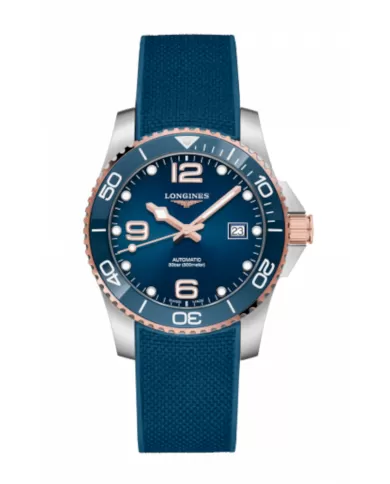 Hydroconquest auto 41mm blu