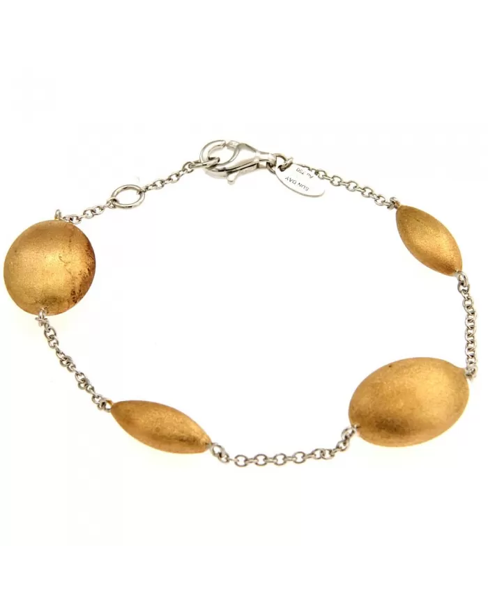 Bracciale in Oro Giallo e Bianco Spagnoletti 1945