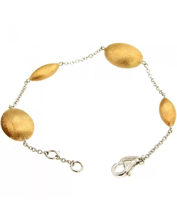 Bracciale in Oro Giallo e Bianco Spagnoletti 1945