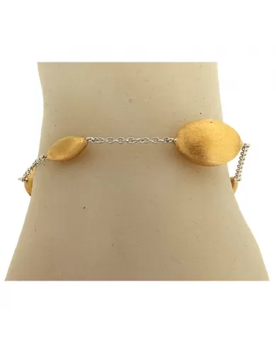 Bracciale in Oro Giallo e Bianco Spagnoletti 1945