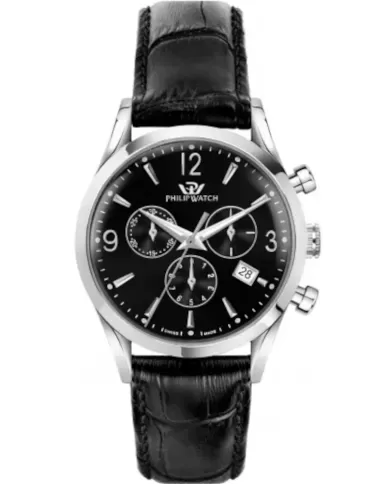 Sunray Crono 39mm Nero Philip Watch Ref R8271680002