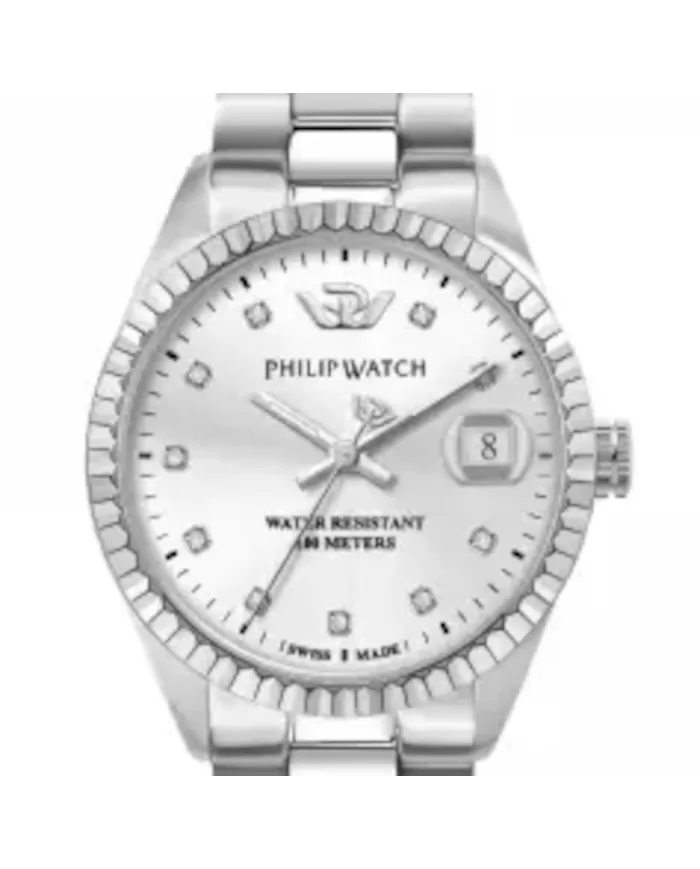 Caribe 31mm Silver Philip Watch Ref R8253597588