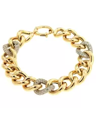 Bracciale in Oro Giallo e Cubic Zirconia Spagnoletti 1945