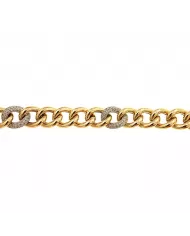 Bracciale in Oro Giallo e Cubic Zirconia Spagnoletti 1945