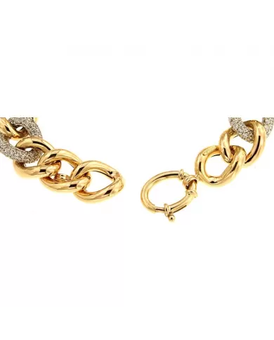 Bracciale in Oro Giallo e Cubic Zirconia Spagnoletti 1945