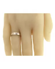 Anello Oro bianco e diamanti 0,02ct