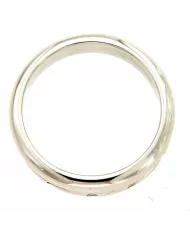 Anello Oro Bianco con Diamanti 0,03 ct