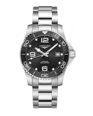 Hydroconquest auto 39mm nero Longines Ref L37804566