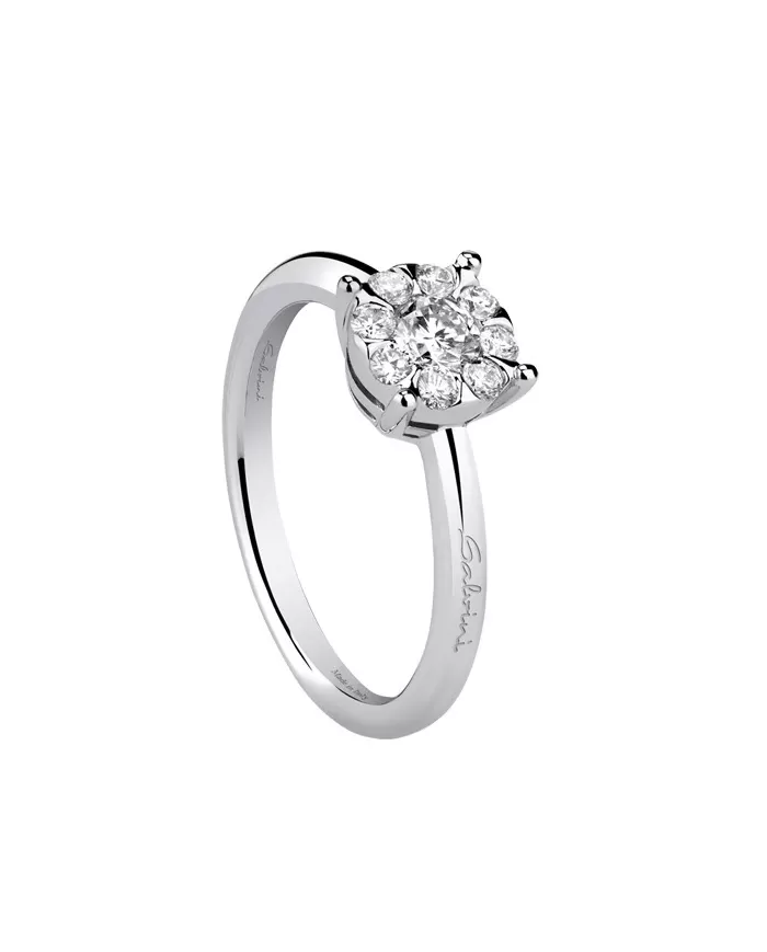 Anello Solitario Daphne 0,12 ct