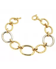 Bracciale in Oro Giallo e Bianco Spagnoletti 1945