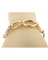 Bracciale in Oro Giallo e Bianco Spagnoletti 1945