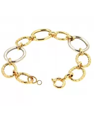 Bracciale in Oro Giallo e Bianco Spagnoletti 1945