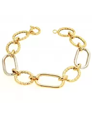 Bracciale in Oro Giallo e Bianco Spagnoletti 1945