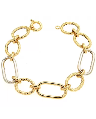 Bracciale in Oro Giallo e Bianco Spagnoletti 1945