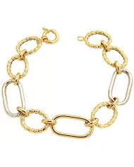 Bracciale in Oro Giallo e Bianco Spagnoletti 1945