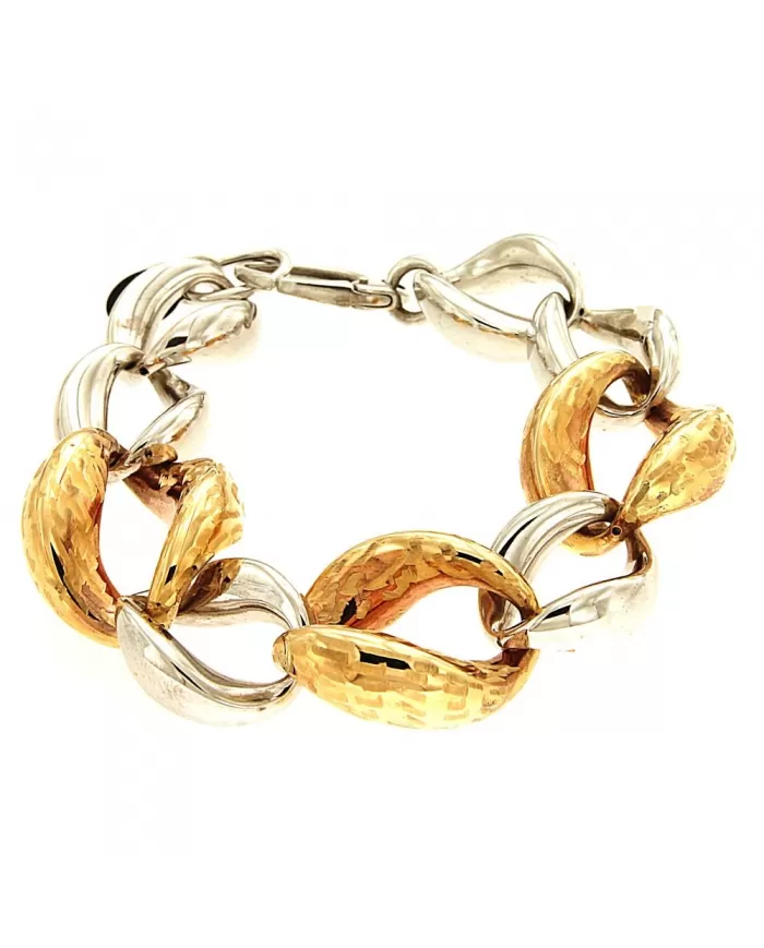 Bracciale in Oro Rodsa e Bianco Spagnoletti 1945