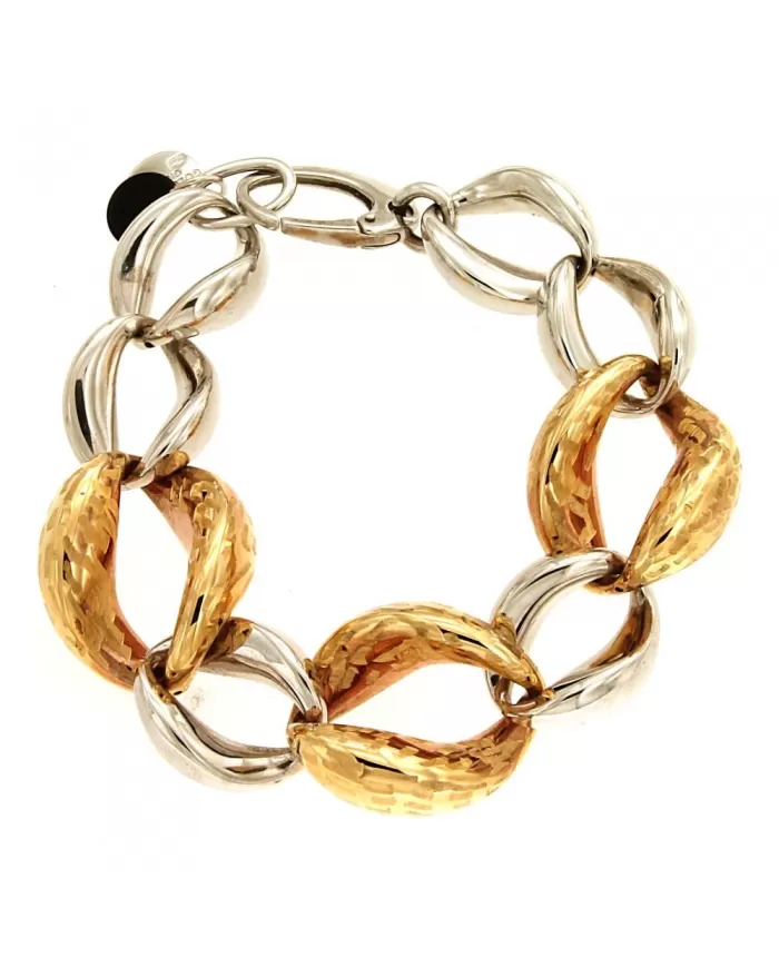 Bracciale in Oro Rodsa e Bianco Spagnoletti 1945