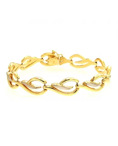 Bracciale in oro Giallo e Bianco Spagnoletti 1945