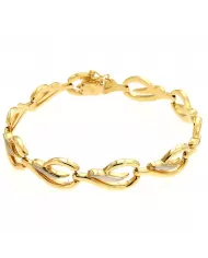 Bracciale in oro Giallo e Bianco Spagnoletti 1945