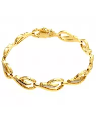 Bracciale in oro Giallo e Bianco Spagnoletti 1945