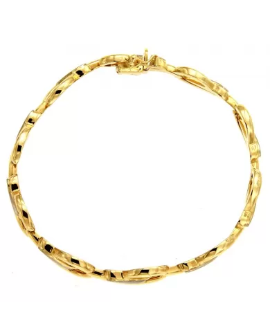 Bracciale in oro Giallo e Bianco Spagnoletti 1945