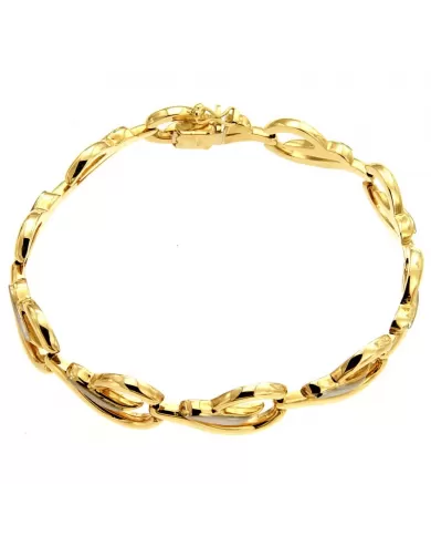 Bracciale in oro Giallo e Bianco Spagnoletti 1945