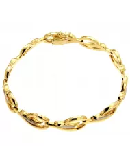 Bracciale in oro Giallo e Bianco Spagnoletti 1945