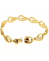 Bracciale in oro Giallo e Bianco Spagnoletti 1945