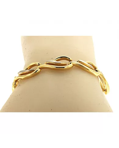 Bracciale in oro Giallo e Bianco Spagnoletti 1945