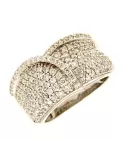 Anello Hollywood oro Bianco e Diamanti 1,41 ct