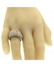 Anello Hollywood oro Bianco e Diamanti 1,41 ct Salvini