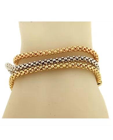 Bracciale oro Tre Colori Stella Milano